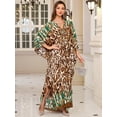 thumbnail image 6 of CFCSRP Plus Size Caftans Moo Moo for Women Swimsuit Cover up Summer Beach Kaftan Swimwear Maternity Dress, 6 of 6