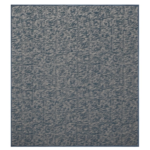 Furnish My Place Indoor Floor Rug - 11 ft. x 11 ft., Square, Blue, Distressed, Area Rug for Bedrooms, Hallways, Living Rooms