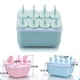 thumbnail image 2 of Toystoory Molde de helado de PP de 8 agujeros DIY, bandeja de paletas, herramientas de cubo, soporte para hacer sorbete de paleta congelada, helado DIY Cocina y Comedor azul 13*10cm Toystoory JJ20569-06, 2 of 6