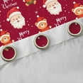 thumbnail image 4 of Castle Fairy Children Santa Claus Black Out Curtains,Cartoon Bear Curtains Pack of 2 (42x63 Each),Merry Christmas Bedroom Curtains,Lightweight Room Decor, 4 of 6