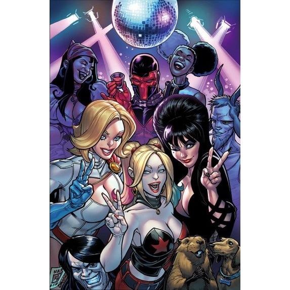 Harley Quinn X Elvira #5K VF ; Dynamite Comic Book