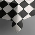 thumbnail image 5 of Black and White Checkered Pattern Square Tablecloth,Waterproof Square Table Cover,Wipeable Spillproof Washable Table Cover for Home Kitchen Party Decor 52"x52"(132x132cm), 5 of 6