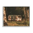 thumbnail image 4 of Stupell Industries Quiet Camper Van Deep Woodland Forest Clearing Photograph Gray Framed Art Print Wall Art, Design by Daphne Polselli, 4 of 5