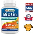 thumbnail image 7 of 2 Pack Best Naturals Biotin 10000 mcg 200 Capsules | (Total 400 Capsules), 7 of 7