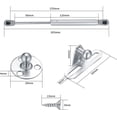 thumbnail image 2 of Kit de 4 amortiguadores de gas, soporte de elevación con resorte de gas, 100 N/10 kg, cierre suave para puerta de armario de cocina y armario., 2 of 5