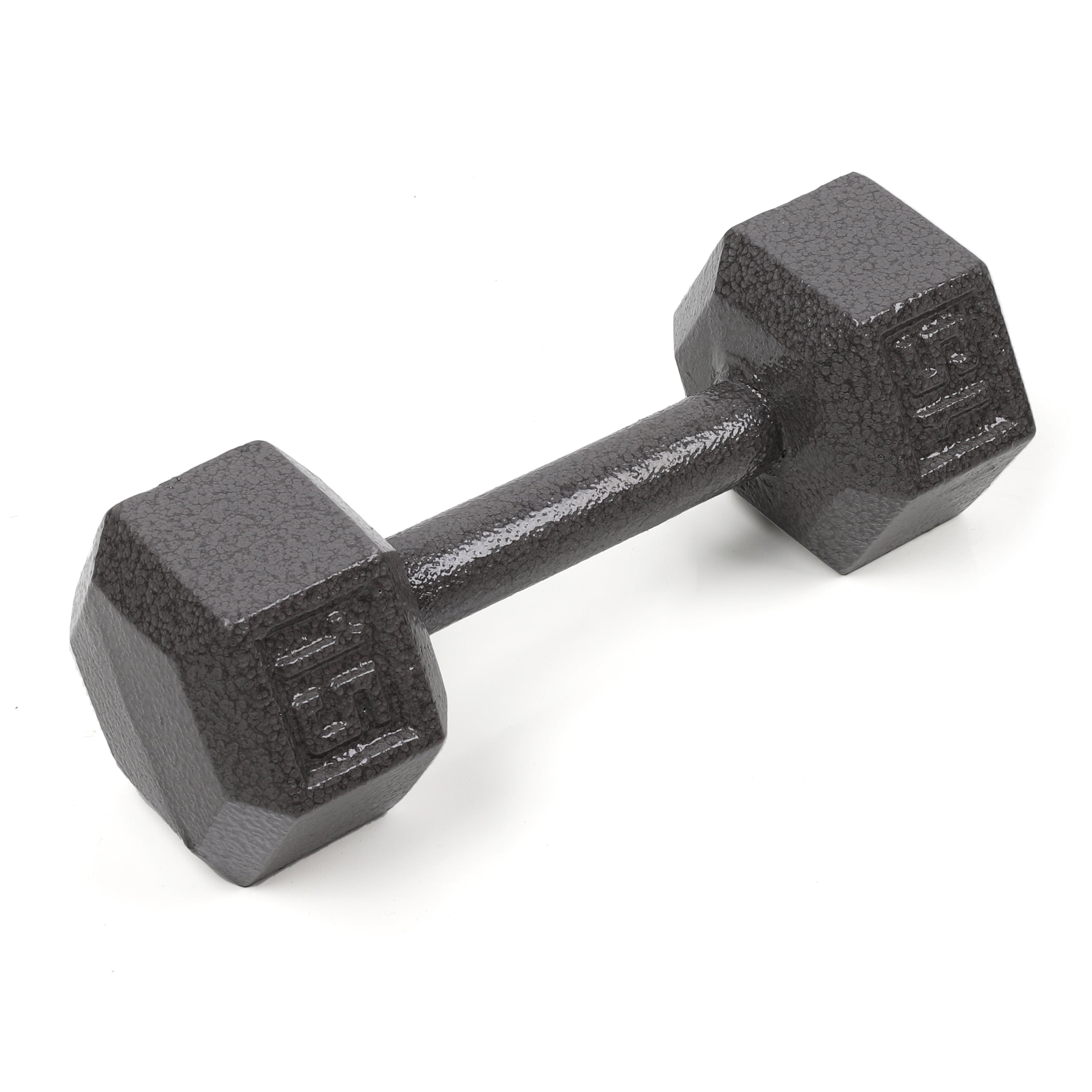 XPRT Fitness Cast Iron Dumbbell Hammertone Gray - 55 lb. Single