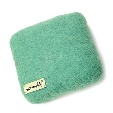 Woolbuddy Needle Felting 100% Woolen Mat (Teal) (Best Needle Felting Mat)