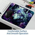 thumbnail image 6 of Wolf Desk Pad Mouse Mat Gaming Mouse Pad | Square 8.3x9.8 Inch Non-Slip Rubber Bottom Printed Suitable for Office and Gaming, 6 of 6