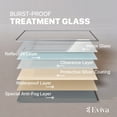 thumbnail image 2 of Eviva Sax 72" Brushed Metal Frame Bathroom Wall Mirror, 2 of 7