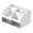 White, variant on Ngheia pan Holder Desk Organizer – 6 Compartments & 2 Drawers, Plastic Desktop Storage for schol, Home, Back to Fall Semester, White, Great for Taecher Desk Desk Organizer