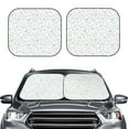 thumbnail image 2 of Fotbe Household Appliances 2-Piece Car Windshield Sun Shade | Sun Blocker for Car Windshield | Foldable Automotive Interior Accessories for Sun Protection-Large, 2 of 7
