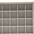 thumbnail image 3 of Estante de almacenamiento de joyería perfecl Madera maciza 35 cm x 24 cm x 3 cm 24 rejillas, 3 of 3