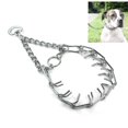 thumbnail image 1 of Dog Training Chain Metal Steel Safety Adjustable Detachable Pet Training Collar, 1 of 5