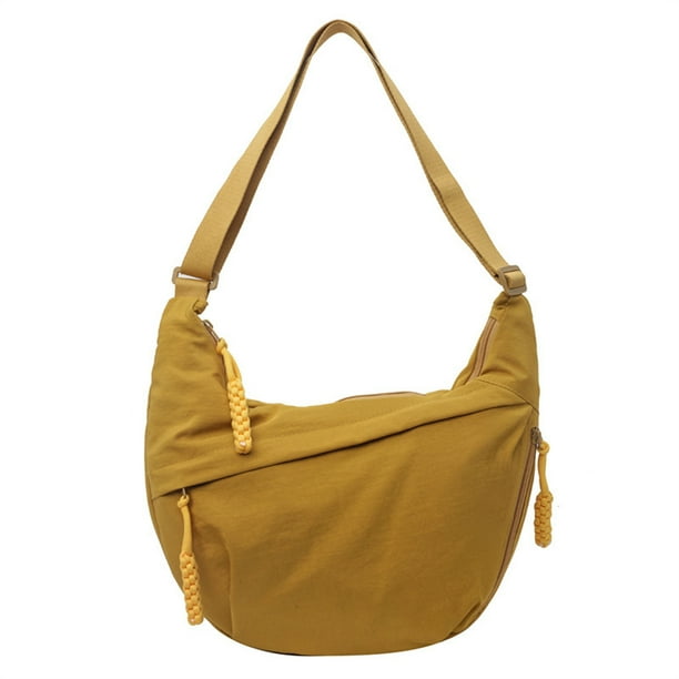 Shoulder Bag Nylon Large Crossbody Bag Shoulder Bag Women Half Bag Slouchy Bag Women's Shoulder Bags Student Class Shoulder Bag Fashionable Cloth Bag