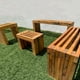 thumbnail image 3 of Sala de Jardín o Terraza para Exterior para hasta 6 personas, Estilo Vintage De Madera Durable, Resistente al Sol y Lluvia. D4 Moderno, 3 of 7
