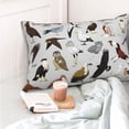 thumbnail image 4 of Salouo Animal Bird Pattern Pillow Cases,1PC Pillow Covers with Envelope Closure Decorative Pillow Case for Bed Couch,Pillows Not Included-14"x20", 4 of 6