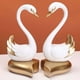 thumbnail image 5 of 2 figuras de cisne para pareja, artesanías, figuras decorativas, estatuas de cisne para Blanco, 5 of 9