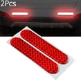 thumbnail image 2 of ZOUBAOQ 2x Reflective Safety Warning Strip Tape Car Door Bumper Red Reflector. A6O7, 2 of 8