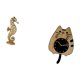 thumbnail image 5 of Estatua de resina, estatua de resina, reloj de pared, reloj de pared decorativo de gato, reloj colgante de pared, material de madera, función silencio, 5 of 8