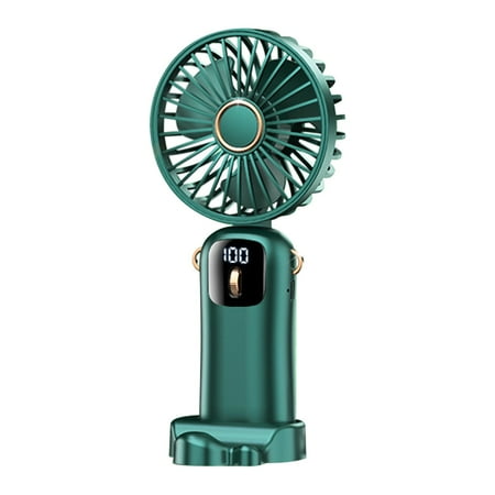 

PAVEOS Handheld Fan with 100 Level for Silent and Noise Reduction Intelligent Digital Display 4000mAh Neck Hanging Foldable Outdoor Small Fan Fan