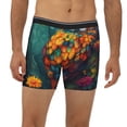 thumbnail image 2 of Salouo Colorful Owl Forest Pattern Men's Boxer Briefs, Soft & Breathable Underwear Elastic Waistband Briefs for Men,1-Pack, 2 of 7