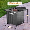 thumbnail image 2 of SereneLife Table de Foyer au Propane 40,000 BTU avec Couverture, 2 of 5