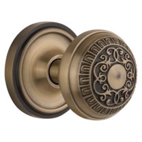 Nostalgic Warehouse Claead_Sd_Nk Classic Renaissance Egg And Dart Solid Brass Single Dummy