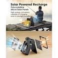 thumbnail image 4 of Ventilador solar para acampar JINLICTE 10400 mAh con linterna LED de 4 velocidades, 4 of 9