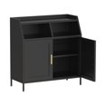 thumbnail image 7 of Modern Storage Cabinet With Adjustable Shelves Large Storage Space Sideboard Buffet Table Easy Installation For Living Room Hallway Entryway, 7 of 7