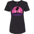 thumbnail image 3 of Inktastic San Diego California Beach Souvenir Women's T-Shirt, 3 of 5