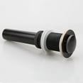 thumbnail image 3 of Tapón de desagüe emergente sin rebosadero, desagüe para lavabo de lavabo de baño, negro Xemadio CJWUS-5727, 3 of 5