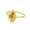 Golden Daisy, variant on Womens Stainless Steel Flower Ring Elegant Gold Electroplated Floral Design Ring for Women with Intricate Detailing