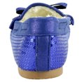 thumbnail image 3 of The Doll Maker Sequins Sparkle Moccasin - Gitter Sapphire - TD1541727C-12, 3 of 6