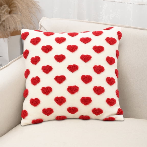 WEGFTDUOP Valentine's Day Pillowcases Pillowcase Cushions Pillowcases Living Room Sofa Cushions Soft Bedside Bays Window Waist Cushions