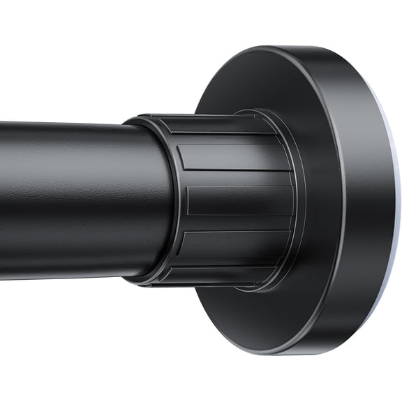 TITGIPE No Drill Spring Tension Shower Curtain Rod - 32-80" Adjustable, Rust-Resistant Stainless Steel, Anti-Skid Design for Bathroom/Closet