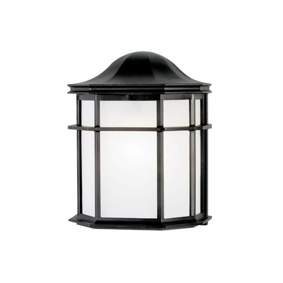 Westinghouse Textured Black Switch Incandescent Wall Lantern