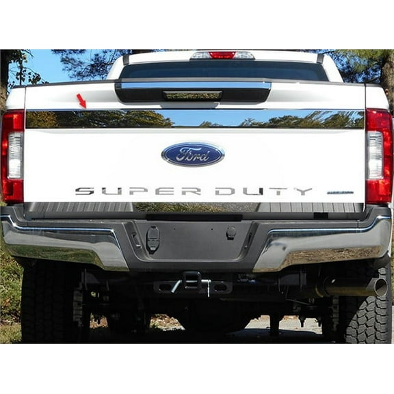 Stainless Steel Tailgate Accent Trim for 2017 FORD F250 SUPERDUTY