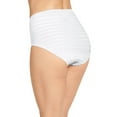 thumbnail image 3 of Women's Jockey® Matte & Shine Seamless Full Rise Brief Panty 1218 Color: White Size: 5, 3 of 3