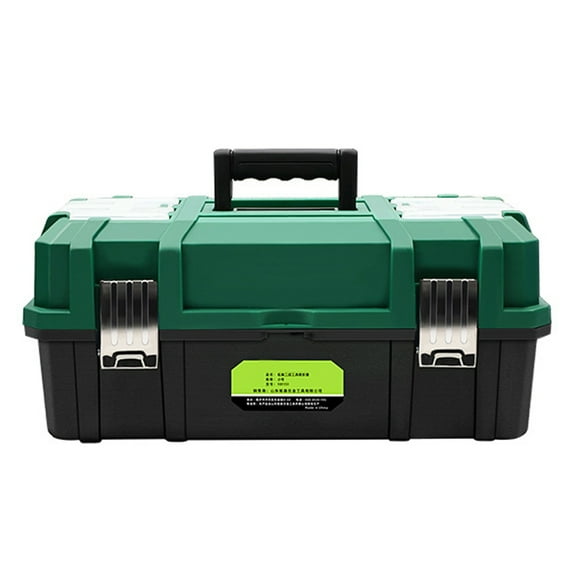 ROCKROK 17inch Tool Organizers With Three Foldable Trays, Dividers, And Carrying Handle