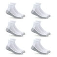 thumbnail image 3 of Fruit of the Loom Men's Dual Defense Ankle Socks, Size XL, White (6-Pack), 3 of 6