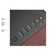 Silverstone PM02B-G (Black+ Tempered Glass Window) ATX/MATX Primera Chasis
