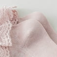 thumbnail image 6 of Caqnni Girls Ruffle Socks Cotton Lace Socks Little Girls White Lace Ruffle Frilly Socks Dress Socks for Girl Toddler Princess Dress Socks Ruffle Lace Socks ,0-1 Years, 6 of 9