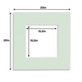 thumbnail image 2 of Honeydew 20x20 White Picture Mats with White Core for 16x16 Pictures - Fits 20x20 Frame, 2 of 4