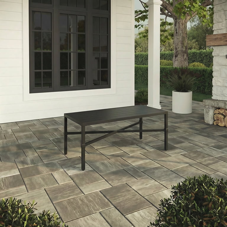 My Texas House Cambria Rectangular Steel Coffee Table photo 1