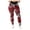 Red, variant on Women's Sculpting Ruched Lifting Yoga Pants High Waist Stretchy Workout Leggings for Fitness Multicolor L