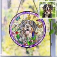 thumbnail image 1 of Vidrio de colores personalizado para perros Suncatcher LOVELYPOD, 1 of 7