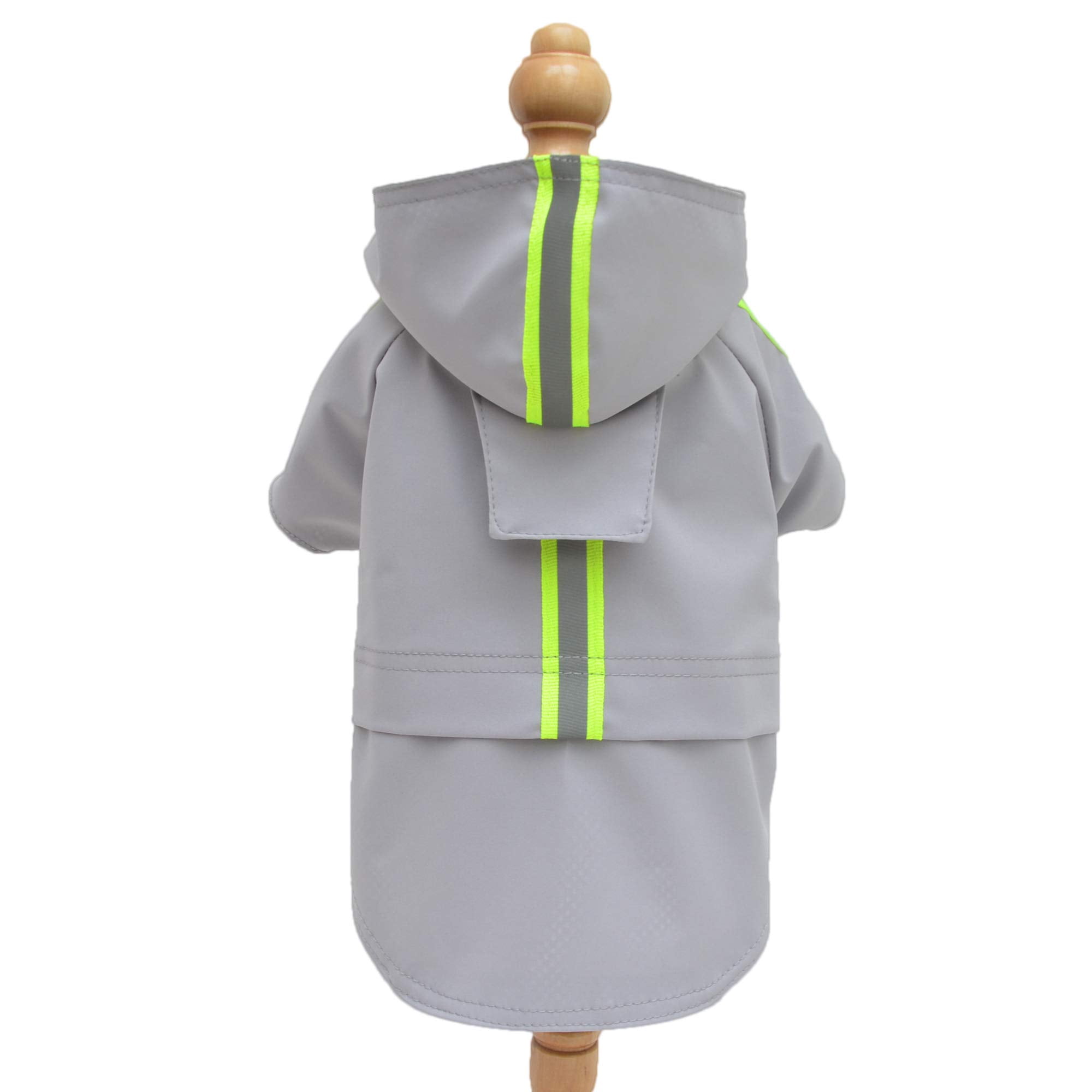 Lovelonglong Fashion Hooded Pet Dog Raincoat, Lightweight Dog Rain