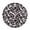 E42, variant on Trendy Black Red Leopard Zebra Animal Print Round Wall Clock for Living Room Modern Cheetah Stripes Wall Clock Home Decor Gift（10 Inch）