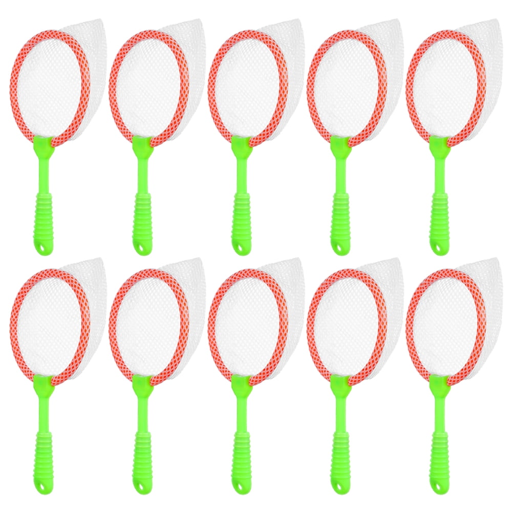 Fishing Net 10 Pcs Portable Children Fishing Nets Outdoor Catching Fish