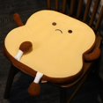 thumbnail image 2 of Cojín térmico USB de dibujos animados Cojín de pan tostado Cojín de silla de oficina fino y transpirable Cojín suave de tatami B, 2 of 4